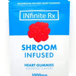 INfinite Rx Shroom Infused Heart Gummies Edibles | 250mg | 1000mg