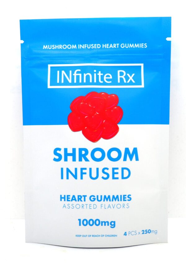 INfinite Rx Shroom Infused Heart Gummies Edibles | 250mg | 1000mg