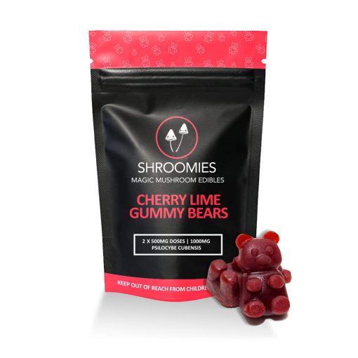SHROOMIES – Cherry Lime Gummy Bears Shrooms Edibles