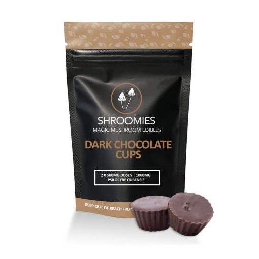 SHROOMIES – Dark Chocolate Cups Shrooms Edibles (1000mg)